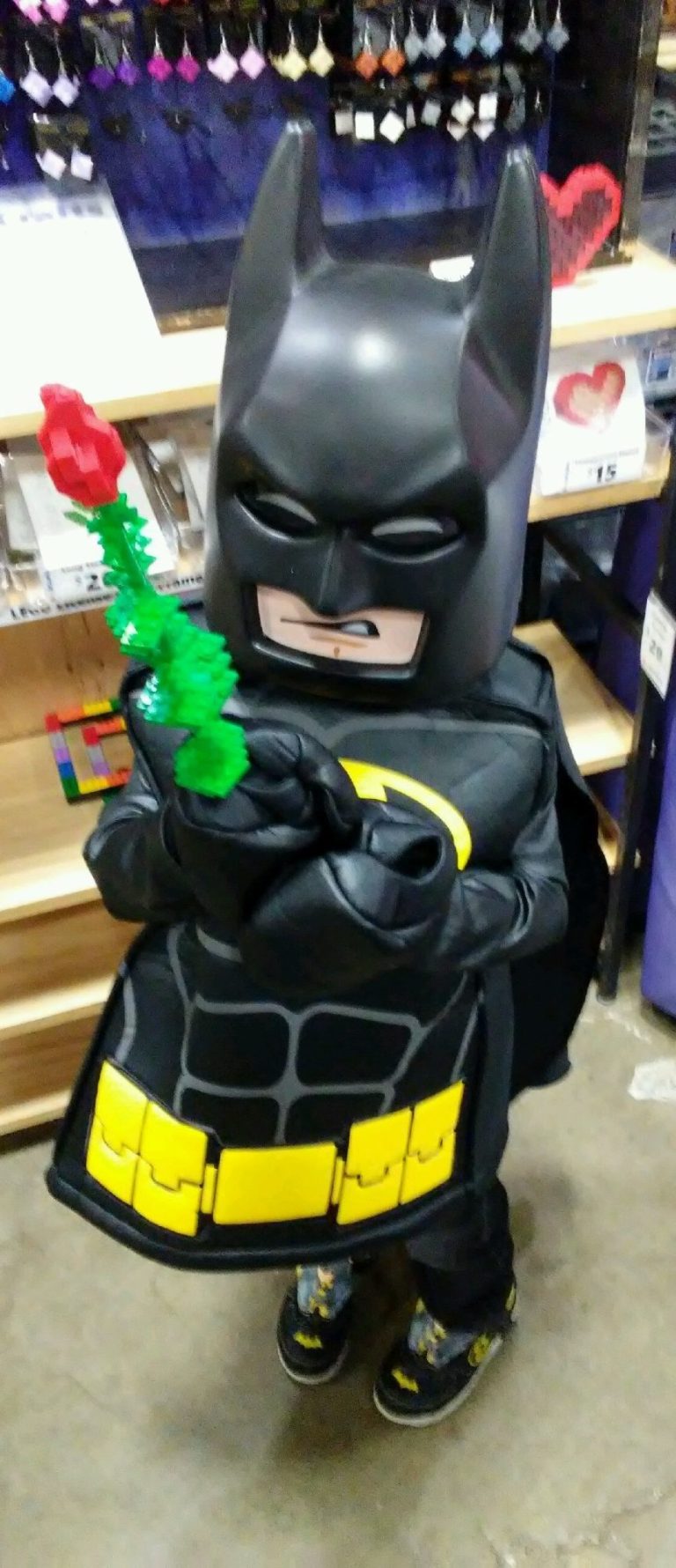 Batman with a #LEGORose
